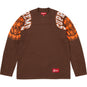 Supreme Mascot L/S Football Top Brown