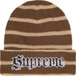Metallic Stripe Beanie