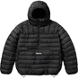 Supreme Micro Down Half Zip Hooded Pullover Black