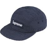 Monogram Gingham Camp Cap