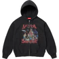 Supreme Muta Zip Up Hooded Sweatshirt Black