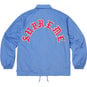 Supreme Old English Arc Coaches Jacket Light Blue