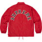 Supreme Old English Arc Coaches Jacket Red