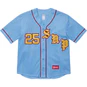 Supreme Old English Baseball Jersey Light Blue