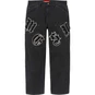 Supreme Old English Canvas Double Knee Painter Pant Black