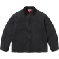 Supreme Old English Canvas Work Jacket Black