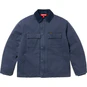 Supreme Old English Canvas Work Jacket Navy