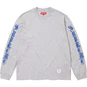 Supreme Old English L/S Top Heather Grey