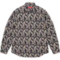 Supreme Paisley Flannel Shirt Black