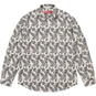 Supreme Paisley Flannel Shirt White