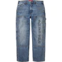 Supreme Paisley Studded Double Knee Painter Pant Washed Blue