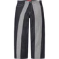Supreme Paneled Stripe Baggy Jean Rigid Indigo