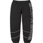 Supreme Paneled Sweatpant Black