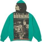 Paris Is Burning Zip Up Hooded Sweatshirt
