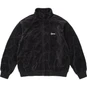 Supreme Patchwork Velour Track Jacket Black