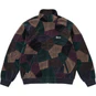 Supreme Patchwork Velour Track Jacket Dark Navy