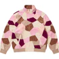 Supreme Patchwork Velour Track Jacket Tan