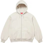 Supreme Pilled Zip Up Hooded Sweatshirt Stone