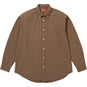 Supreme Pinstripe Shirt Brown