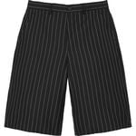 Pinstripe Wool Trouser Short