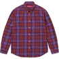 Supreme Plaid Flannel Shirt Purple