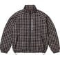 Supreme Plaid Track Jacket Black