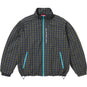 Supreme Plaid Track Jacket Navy