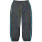 Supreme Plaid Warm Up Pant Navy
