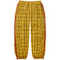 Supreme Plaid Warm Up Pant Yellow