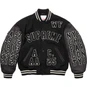 Supreme Praises Varsity Jacket Black