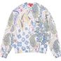 Supreme Printed Paisley Sweater White