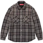 Supreme Quilted Flannel Snap Shirt Black