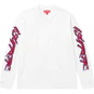 Supreme Racing Intarsia L/S Top White
