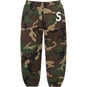 Supreme S Logo Sweatpant Woodland Camo