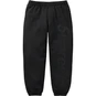 Supreme Satin Appliqué Sweatpant Black