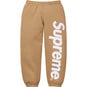 Supreme Satin Appliqué Sweatpant Light Tan