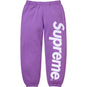 Supreme Satin Appliqué Sweatpant Violet