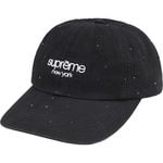 Supreme restock - Sequin Denim Classic Logo 6-Panel