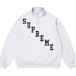 Slant Appliqué Half Zip Pullover