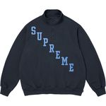 Slant Appliqué Half Zip Pullover