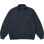 Supreme Small Box Half Zip Pullover Navy