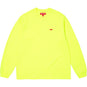 Supreme Small Box L/S Tee Fluorescent Yellow