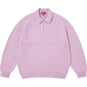 Supreme Small Box Polo Sweater Lavender
