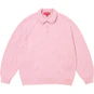 Supreme Small Box Polo Sweater Pink