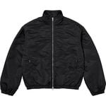 Stand Collar Lined Nylon Jacket