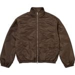Stand Collar Lined Nylon Jacket