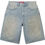 Stars Studded Baggy Denim Short