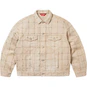 Supreme Studded Seam Denim Trucker Jacket Natural