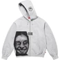 Supreme Supreme/Aphex Twin Zip Up Hooded Sweatshirt Heather Grey