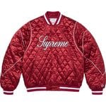 Supreme®/Champion® Quilted Satin Varsity Jacket